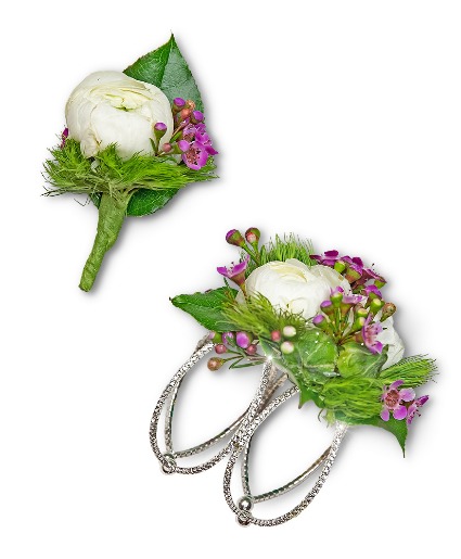 Intrinsic Corsage and Boutonniere Set Prom