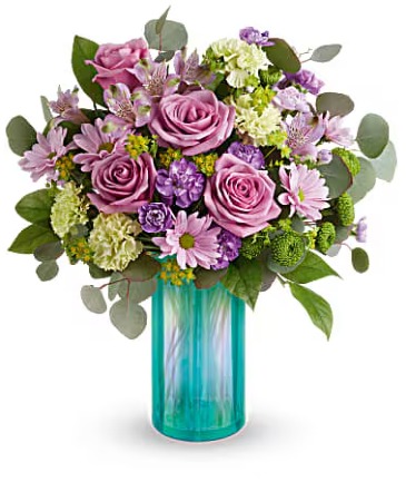 Iridescent Dream Bouquet Vase Arrangement in Kernersville, NC | YOUNG'S FLORIST