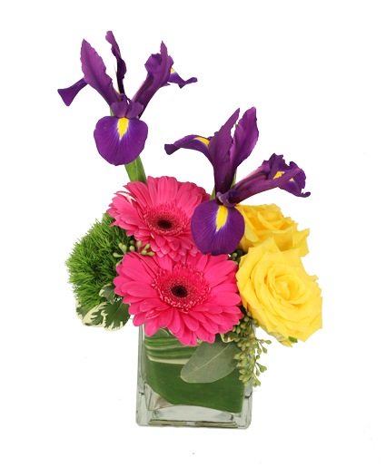 Iris Elegance Floral Arrangement