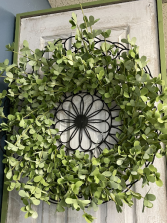 Iron and Green Wreath 