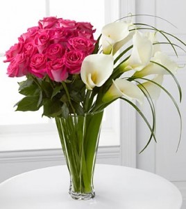 Irresistible Luxury Rose and Calla Bouquet Lavish Luxury Collection