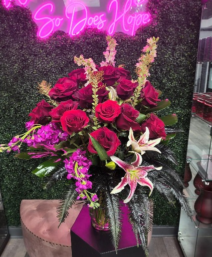 Irresistible Valentine  Premiere Vase Arrangement