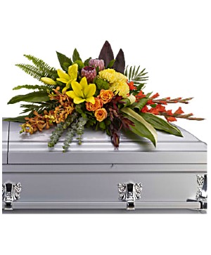 Island Memories Casket Spray 