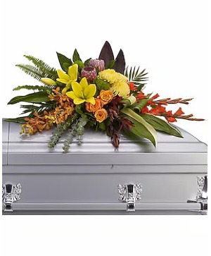 Island Memories Casket Spray 