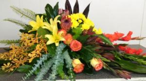 ISLAND PARADISE CASKET SPRAY in Norwalk, CA | NORWALK FLORIST ISLAND PARADISE CASKET SPRAY in Norwalk, CA | NORWALK FLORIST