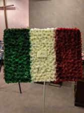 Italian Flag. From Roma Florist 