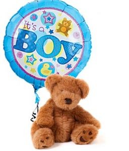 IT'S A BOY BEAR & BALLOON in Camp Pendleton, CA | CAMP PENDLETON FLORIST IT'S A BOY BEAR & BALLOON in Camp Pendleton, CA | CAMP PENDLETON FLORIST