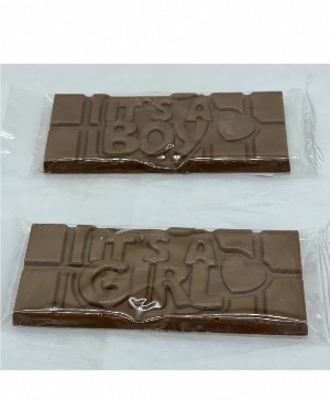 It’s a Boy OR It’s a Girl 50g Chocolate Bar  Canadian owned choose one 