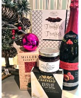 IT'S A CHRISTMAS THING! Sparkling JUICE, Brie, artisan crackers & truffles