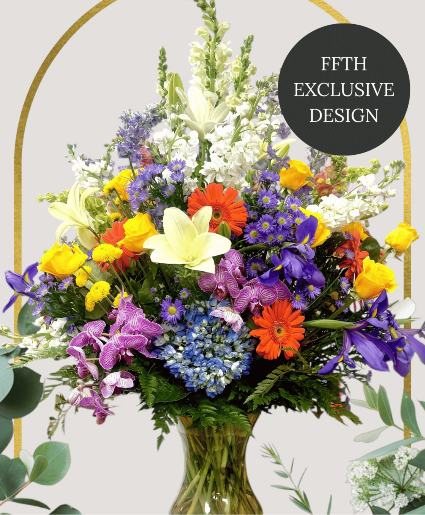 It's Golden Flower Arrangement