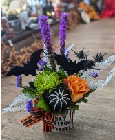 It's Spooky Season! Flower Arrangement