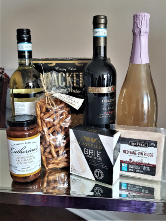 IT'S WINE O'CLOCK RED, WHITE, ROSE' PAIRED WITH 2 CHEESES AND MORE.