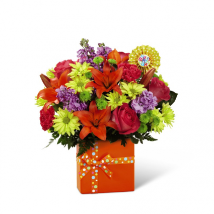 Birthday Polka Dots! Birthday Arrangement