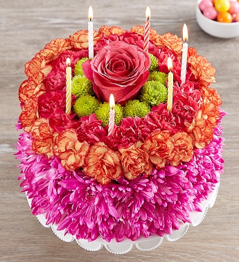 It's Your Birthday Large Flower Cake in Memphis, TN | Something Pretty Too Flower And Gifts It's Your Birthday Large Flower Cake in Memphis, TN | Something Pretty Too Flower And Gifts