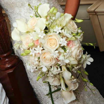 Ivory Dreams Cascade Bridal Bouquet  