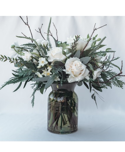 Ivory Elegance Vase Arrangement