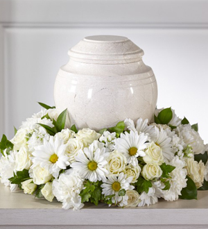 Ivory Gardens Cremation Adornment by FTD 