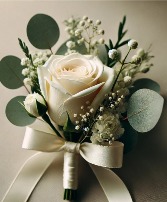 Ivory Touch BOUTONNIERE