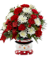 Jack Frost Snowman Sensation Bouquet Snowman Container Bouquet