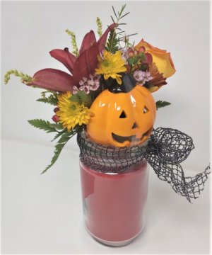 Jack-O-Lantern Country Candle in Springfield, MO | FLOWERAMA #226 Jack-O-Lantern Country Candle in Springfield, MO | FLOWERAMA #226