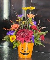 Jack-o-lantern tin 