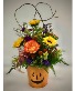 Jack O'Lantern Fresh Flowers