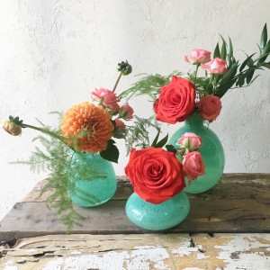 Jade Trio Vases