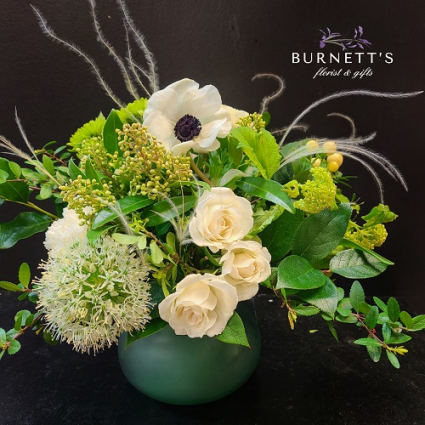Jade Wisp Vase Arrangement
