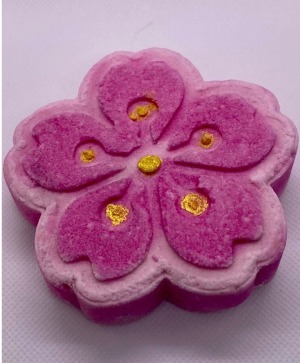 (ONLY 3 LEFT)Japanese Cherry Blossom Bath Bomb ORDER THROUGH ADD-ON MENU. $50.00 MINIMUM ORDER FOR DELIVERY