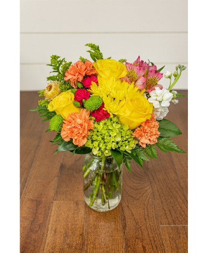 Jar of Sunshine Mixed Arrangement