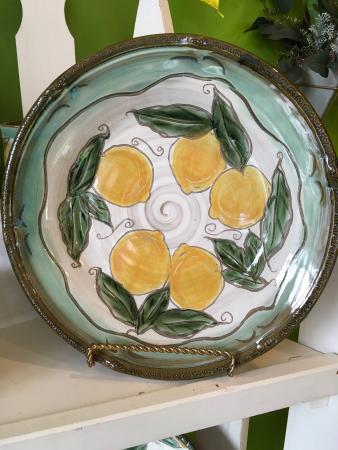 Jeanne Palmer Pottery Pie Plate Gift Item