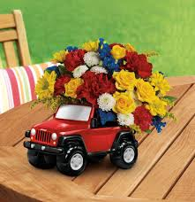 jeep king of the road bouquet gift