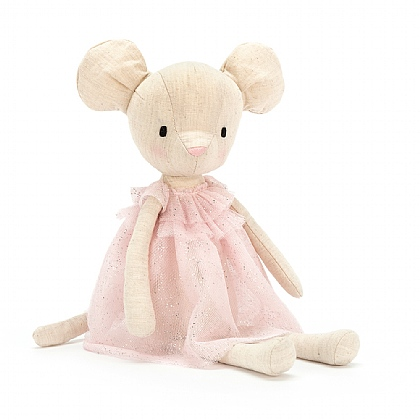 JELLYCAT JOLIE MOUSE PLUSH STUFFED ANIMAL