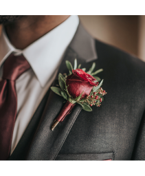 Jewel Boutonniere 