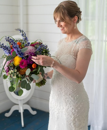 Jewel Box Blooms Hand Tied Bouquet in Troy, NY | PAWLING FLOWERS & GIFTS