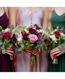 Jewel Bridesmaids Bouquet 