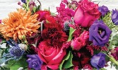 Jewel Jubilee Centerpiece Flower Arrangement