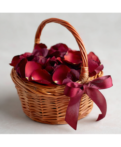 Jewel Line Flower Girl Basket 