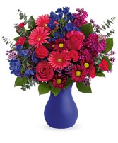 Jewel Tones - 618 Vase Arrangement