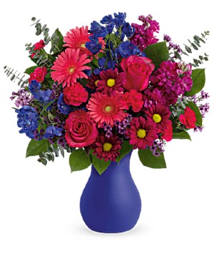 Jewel Tones - 618 Vase Arrangement