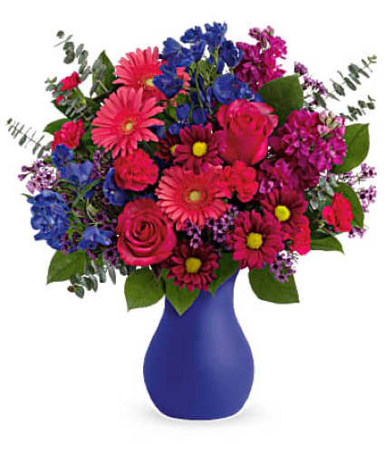 Jewel Tones - 618 Vase Arrangement