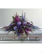 Jewel Tones Casket Spray 