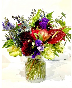 Jewel Tones in summer  Arrangement 