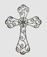 Jeweled Cross Sympathy Cross