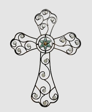 Jeweled Cross Sympathy Cross