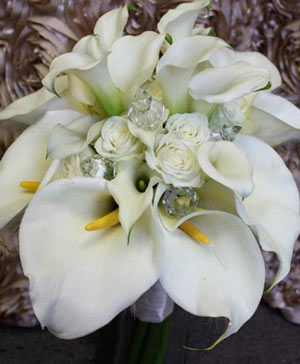 Jewelled Lilies Bouquet