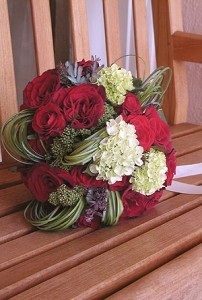 Red Garden Bridal Bouquet Bridal Bouquet