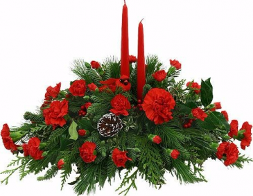 Jingle bells centerpieces  in Windsor, ON | K. MICHAEL'S FLOWERS & GIFTS