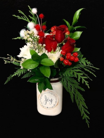 Jingle Bells! Christmas Mug Floral Design