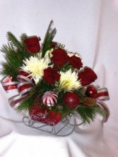 JINGLE BELLS SLEIGH Christmas Flowers & Roses Christmas Roses, Christmas Flowers, Christmas Centerpieces, Christmas Candle Centerpieces, Christmas Arrangements